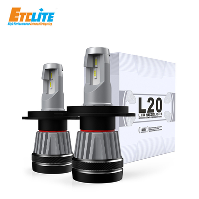 H4 9005 Headlight Bulb Led 20000 Lumen 85deg Temperature 12v