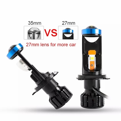 Atacado H4 Mini Projetor de Lente Bi Led Lâmpadas de Led para Farol Automóvel 40 W